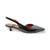26017 Fabiana Black Slingback Pump