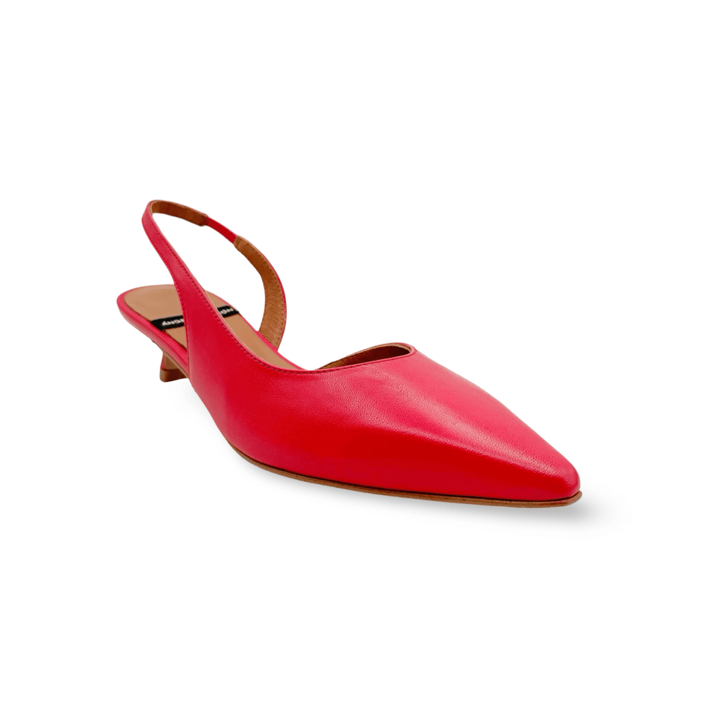 26017 Fabiana Red Slingback Pump