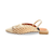 26001 Gaia Natural Slingback Flat