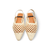 26001 Gaia Natural Slingback Flat