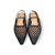 26001 Gaia Black Slingback Flat