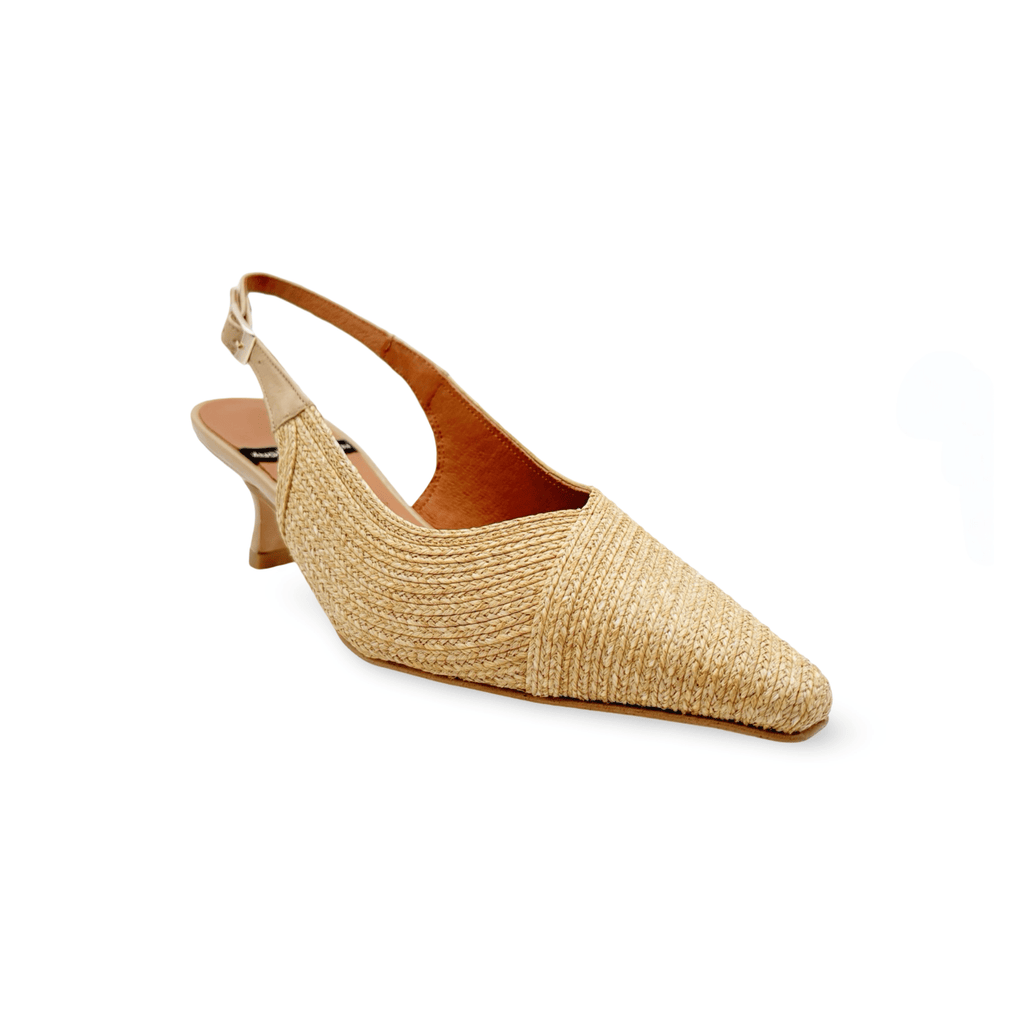 26020 Olivia Raffia Slingback Pump