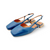 26007 Giada Blue Slingback Flat