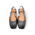 26007 Giada Black Slingback Flat