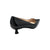 Chemia Black Patent kitten Heel Pump