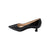 Chemia Black Patent kitten Heel Pump