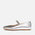 Delicato Silver Mary-Jane Flat