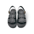 Gen-FF Black Fisherman Sandal