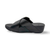 Lulu Black Resin Buckle Sandal
