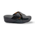 Lulu Black Resin Buckle Sandal