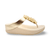 Fino Gold Bead Cluster Sandal