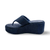 Platform Denim Toe-Post Sandal