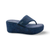 Platform Denim Toe-Post Sandal