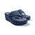 Platform Denim Toe-Post Sandal