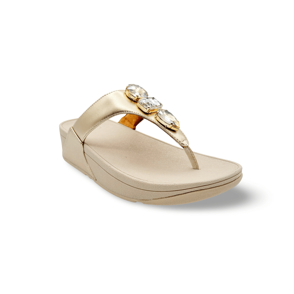 Lulu Gold Jewel Sandal