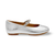 Delicato Silver Mary-Jane Flat