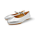 Delicato Silver Mary-Jane Flat