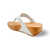 Lulu White Leather Sandal