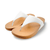 Lulu White Leather Sandal