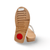 Lulu White Leather Sandal