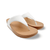 Lulu White Leather Sandal