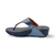Lulu Blue Metallic Leather Sandal