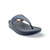Lulu Blue Metallic Leather Sandal