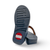 Lulu Blue Metallic Leather Sandal