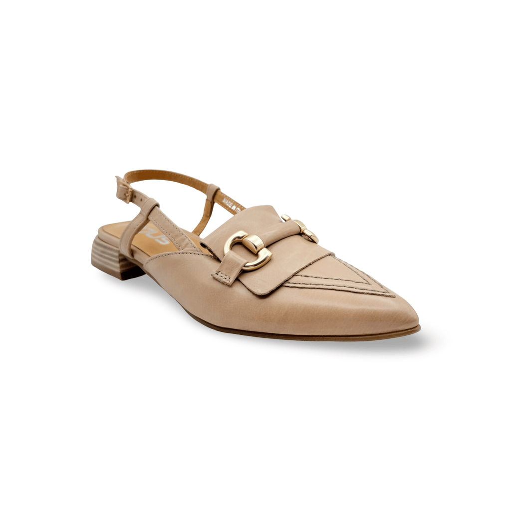T98103 Camel Slingback Flat