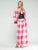 33211 Hillary Pink Gingham Jacket