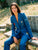33220 Sophia Blue Embroidered Jacket