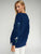 33501 Alina Navy Embroidered Cardigan