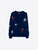 33501 Alina Navy Embroidered Cardigan