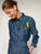 33636 Ana Denim Embroidered Shirt