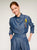 33636 Ana Denim Embroidered Shirt