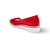 Marta Red Low Wedge