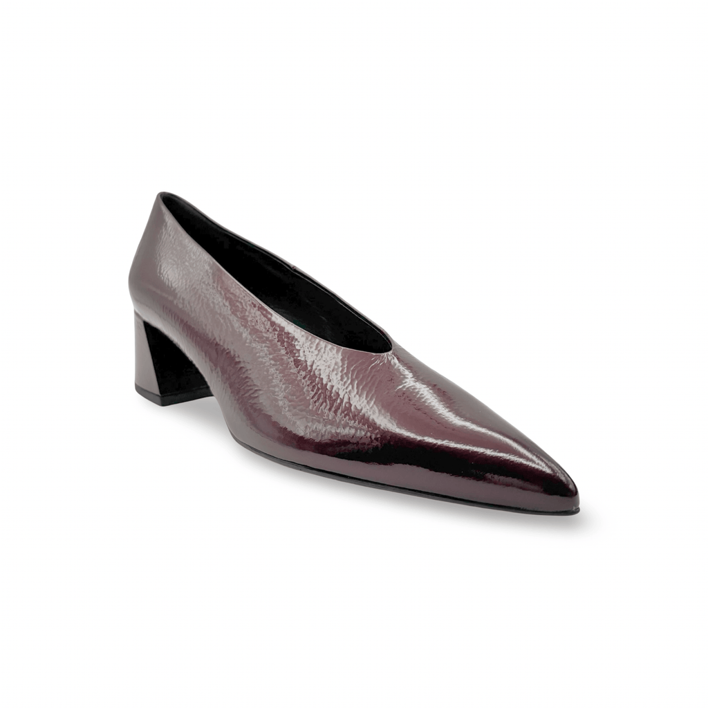 0104531 Merlot Patent Block Heel