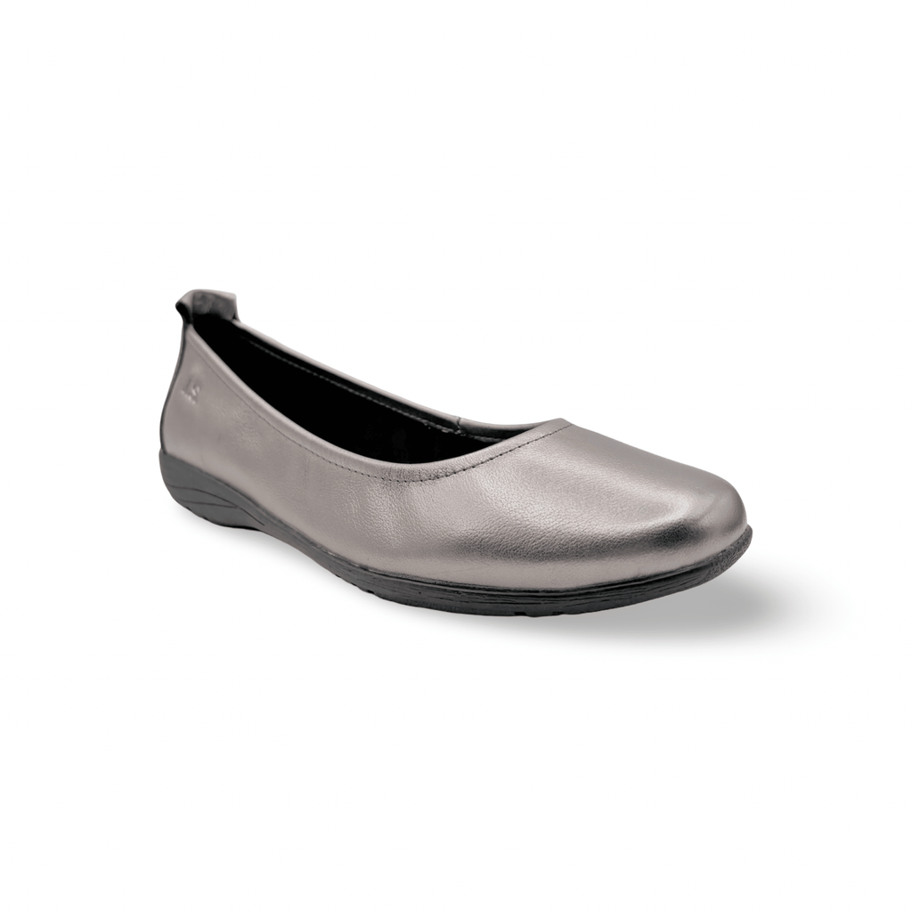 Fenja Pewter Metallic Flat