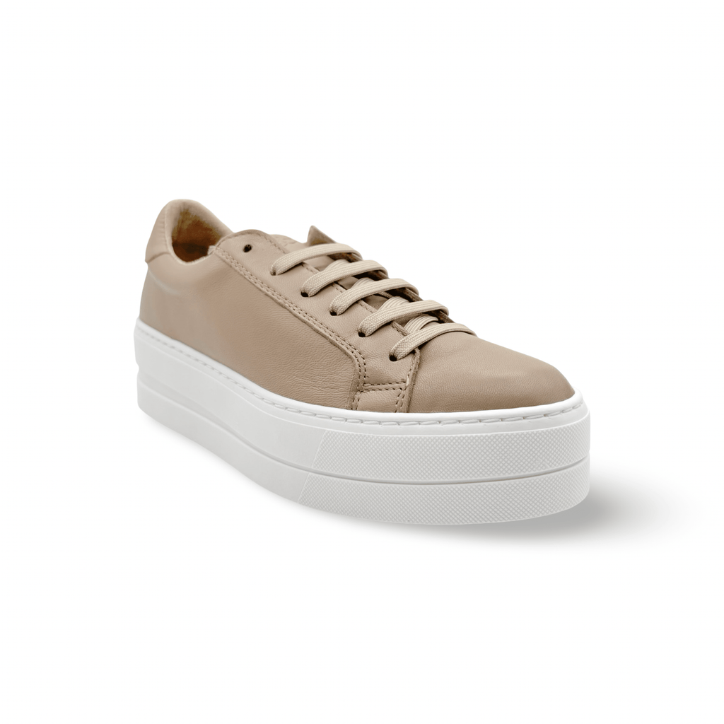 MAYA Beige Lace Up Trainer NEW COLOUR!!