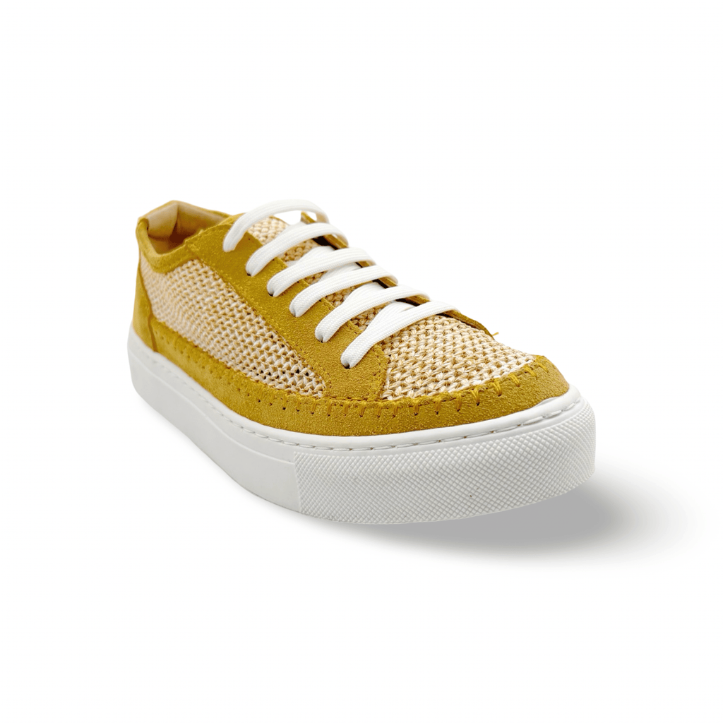 Lova Yellow Suede/Textile Sneaker