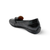 74834 Black Leather Loafer