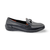 74834 Black Leather Loafer