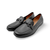 74834 Black Leather Loafer