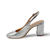 M5802 Silver Metallic Sling Back