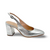 M5802 Silver Metallic Sling Back