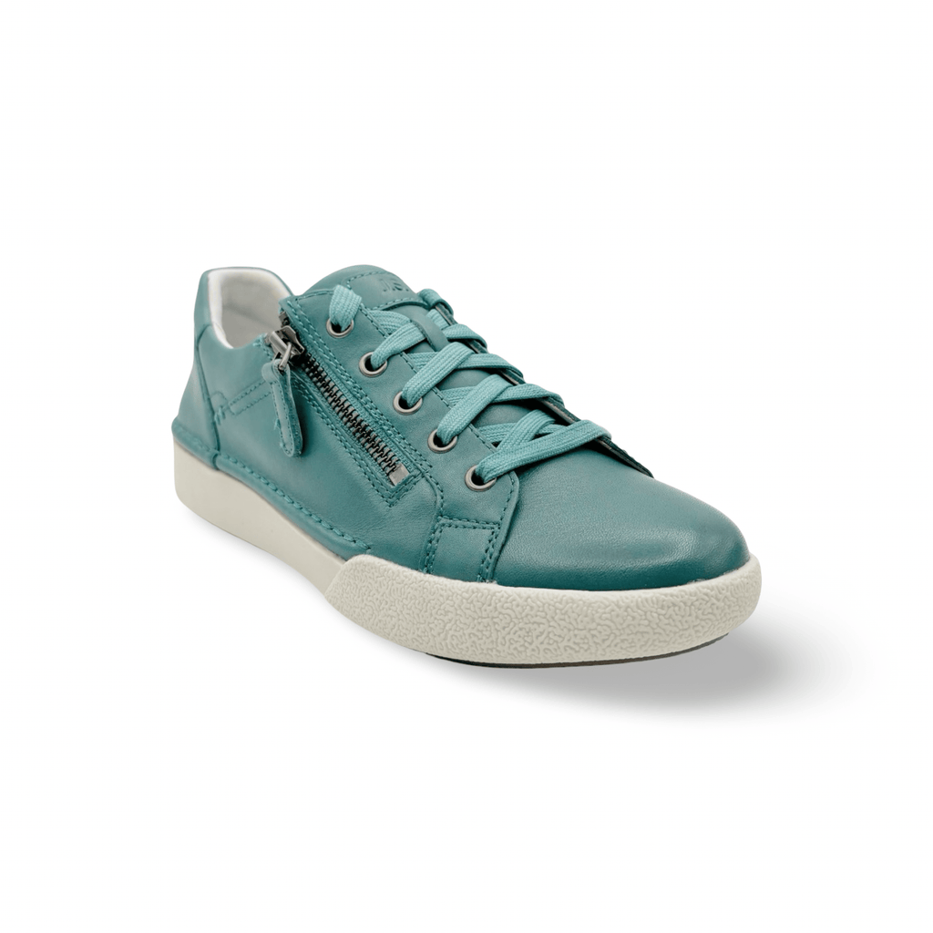 69903 Teal Blue Lace Up Sneaker
