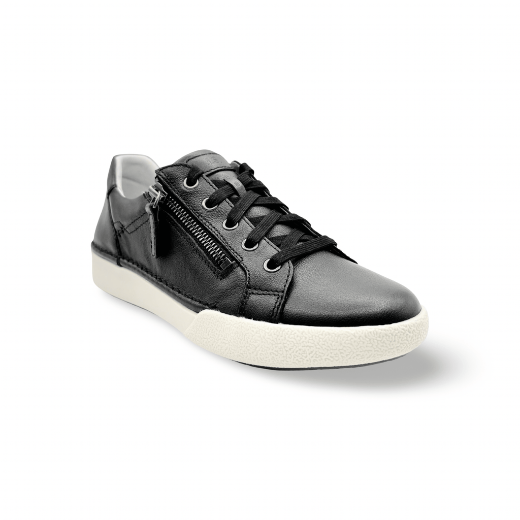 69903 Black Lace Up Sneaker