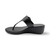 Izola Black Wedge Thong
