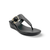 Izola Black Wedge Thong