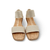 Bente Gold Elastic Sandal